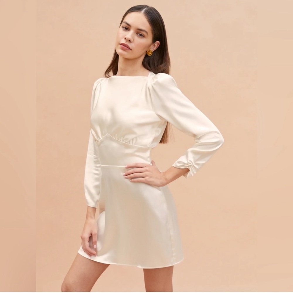 Reformation Rudi Silk Dress